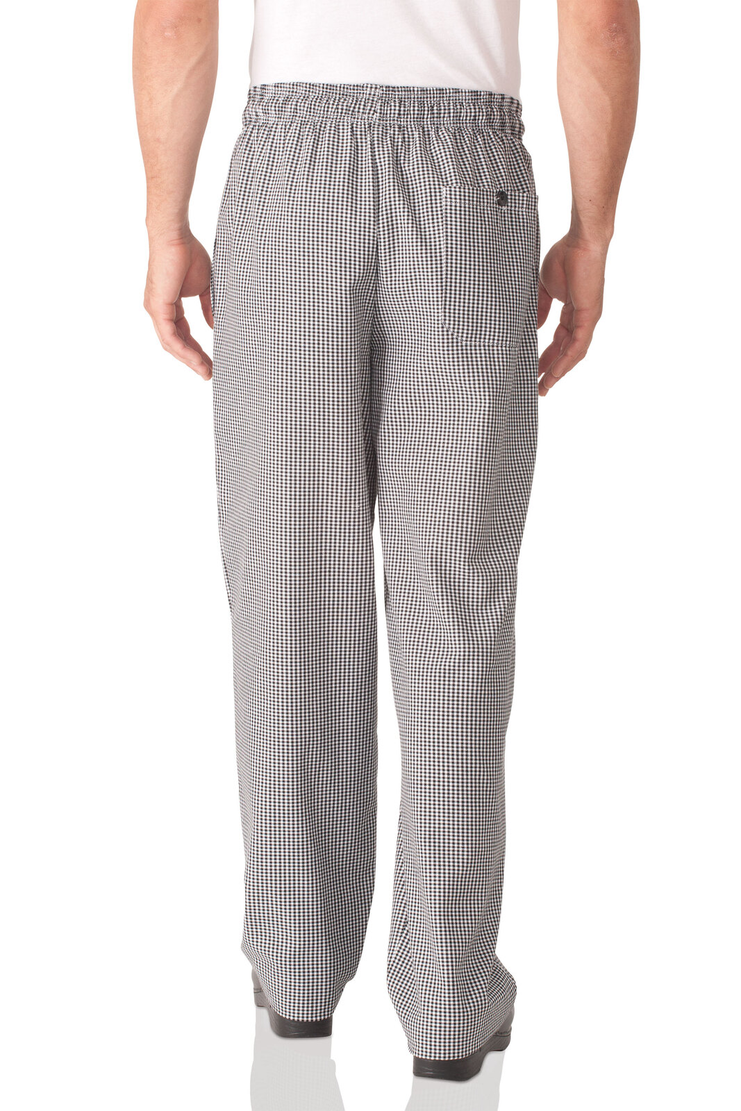 Chef Works Small Check Baggy Pants w/ Zipper Fly