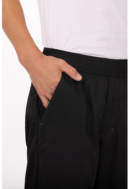 Chef Works Black Cool Vent Baggy Chef Pants