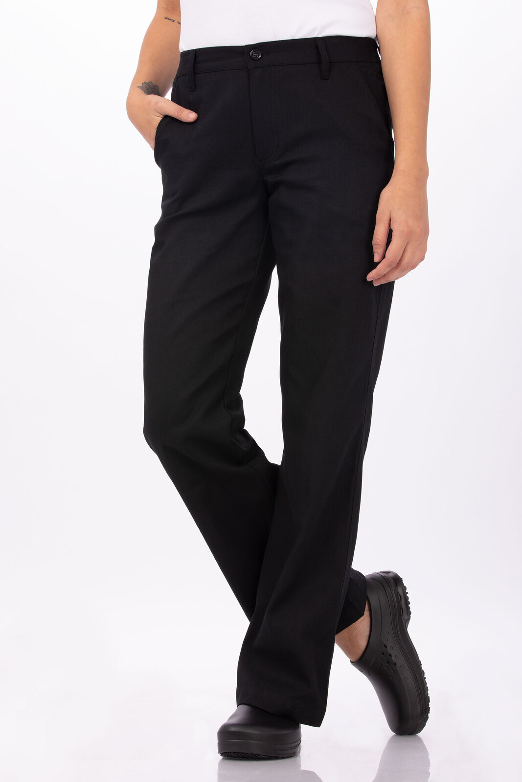 Chef Works Professional Women's Black Chef Pants