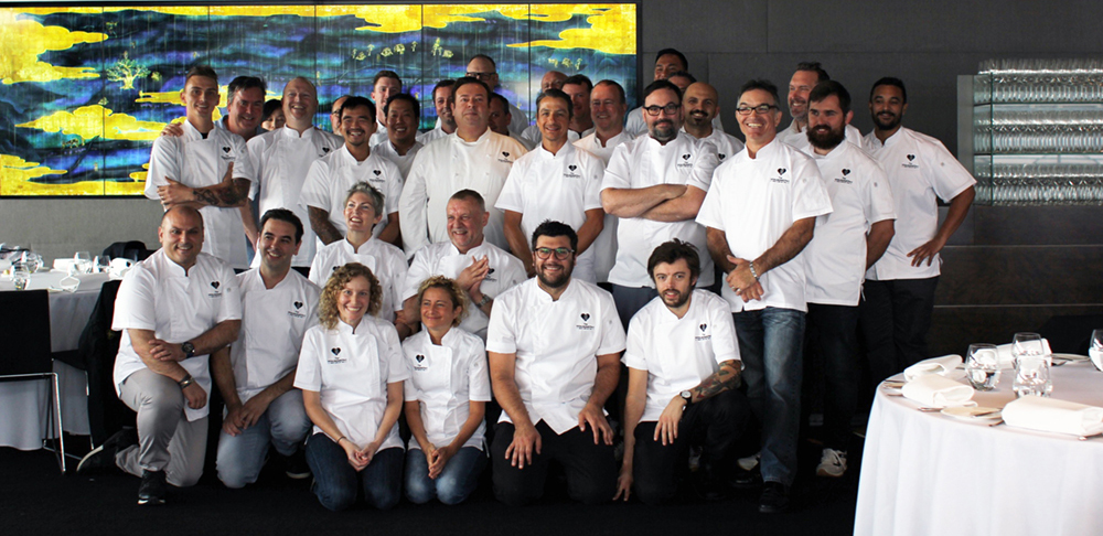 Group of chefs at workshop