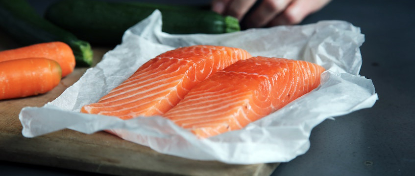 Responsibly sourced salmon