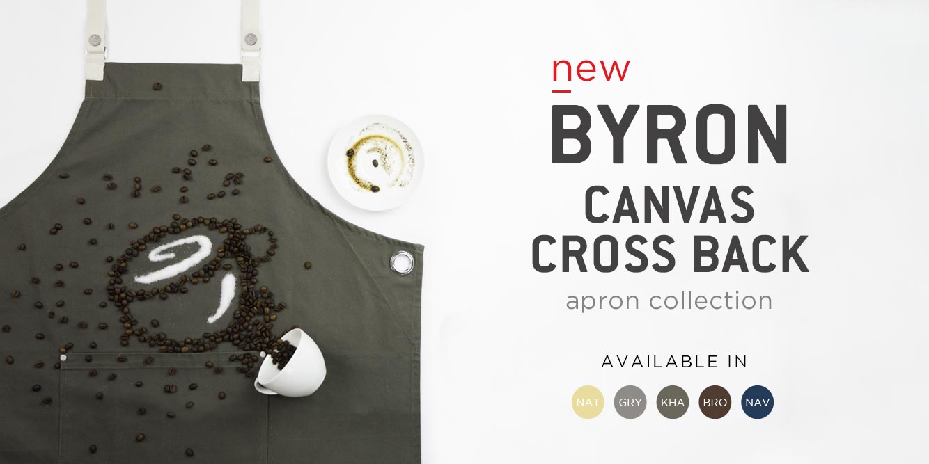 New Byron Aprons by Chef Works - Space for your style