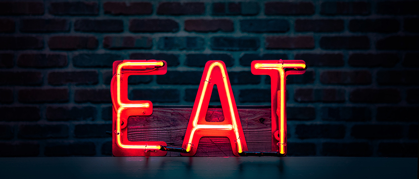 'Eat' Neon Sign