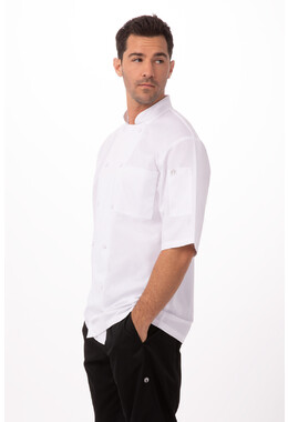 Primebail UT4 Coat Light Weight Chef Jacket Men Chef Coat/Chef Dress Black Dress Multi Collar, Size:- XXS-7XL 
